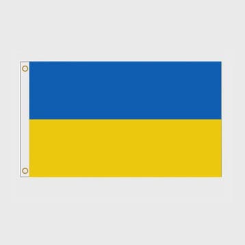 Oekraïense Vlag 90x150cm - Decoratie Vlag van Oekraïne Blauw, Verzenden, Nieuw