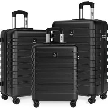 Hardshellkoffer New York - 3-delige set - pastelroze - 36..., Sieraden, Tassen en Uiterlijk, Koffers, Verzenden, Nieuw