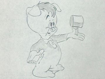 Metro-Goldwyn-Mayer - originele animatietekening - One Hams, Nieuw in verpakking