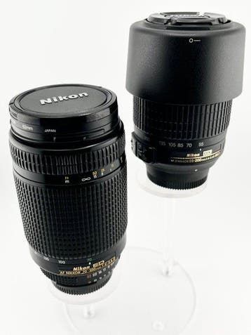 Nikon AF NIKKOR 70-300mm 1:4-5.6D ED / AF-S NIKKOR 55-200mm, Nieuw
