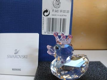 Swarovski - Beeldje - Happy Duck Princess mit Box und