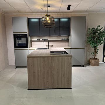 Keuken Empoli Taupe grijs - Superkeukens, Huis en Inrichting, Ophalen of Verzenden, Nieuw, Grijs