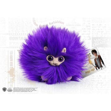 Harry Potter Knuffel, Pygmy Puff, Paars, 15cm, The Noble Col, Ophalen of Verzenden, Nieuw