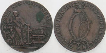Muenzmeisterpfennig 1780-1785 Harz Chr E Seidenstueker, Verzenden