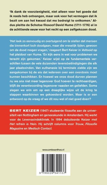 Voltooid 9789026341137 Bert Keizer, Verzenden, Zo goed als nieuw, Bert Keizer
