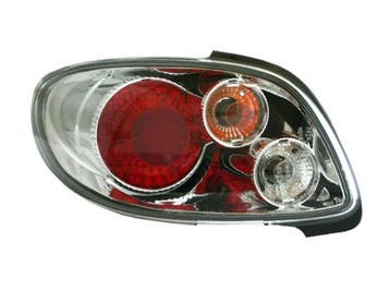 Achterlichten geschikt voor Peugeot 206 3d / 5d chrome, Verzenden, Nieuw, Peugeot