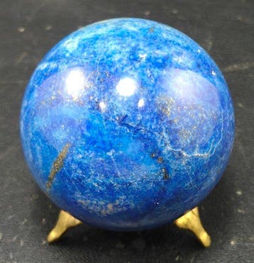 Lapis lazuli combineert met gouden pyriet en, Verzamelen, Mineralen en Fossielen