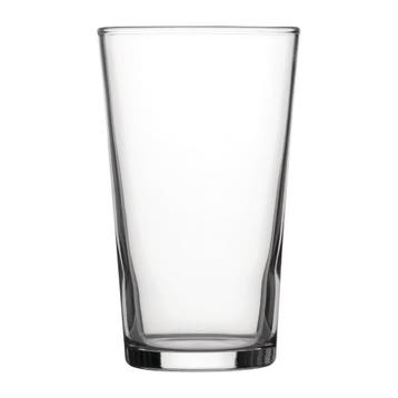 Utopia Geharde Conische Bierglazen 280ml Ce-Gemarkeerd (48, Verzenden, Nieuw