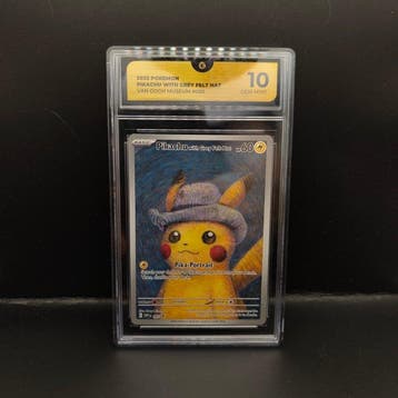 Pokémon - 1 Graded card - Pikachu with Grey Felt Hat SVP 085, Nieuw