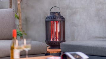 Indox Donker infraroodstraler tafelmodel zwart 1200 watt, Verzenden, Nieuw