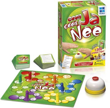 Megableu Geen Ja Geen Nee - Grappig Familiespel met Ringende, Verzenden, Nieuw