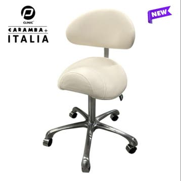Tabouret Caramba Italia Wit New model - Ergonomische Zade..., Witgoed en Apparatuur, Persoonlijke-verzorgingsapparatuur, Verzenden