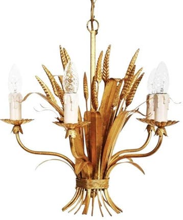 Plafondlamp - Coco Channel-stijl kroonluchter - Metaal