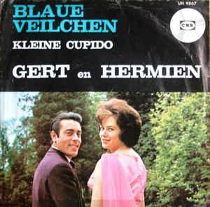 vinyl single 7 inch - Gert En Hermien - Blaue Veilchen, Verzenden, Zo goed als nieuw, 7 inch, Nederlandstalig