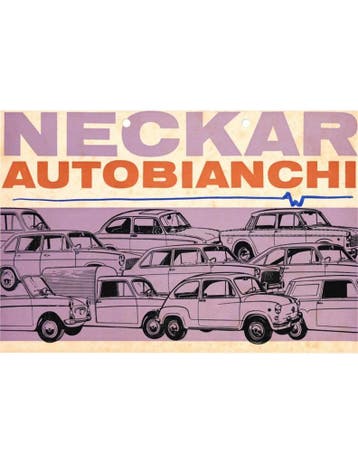 1967 NECKAR | AUTOBIANCHI PROGRAMMA BROCHURE NEDERLANDS, Nieuw, Author