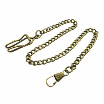 Fako - Zakhorloge Ketting - 35cm - Bronskleurig, Verzenden, Nieuw