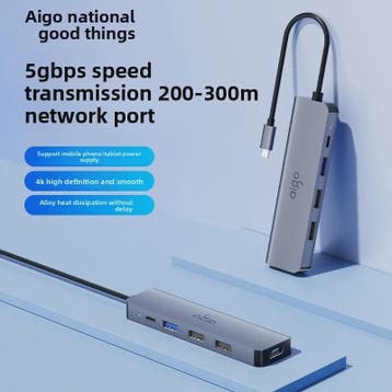 Aigo USB-C Hub met HDMI, PD Snellaadpoort en 3x USB 3.0 voor, Computers en Software, Desktop Pc's, Verzenden, Nieuw