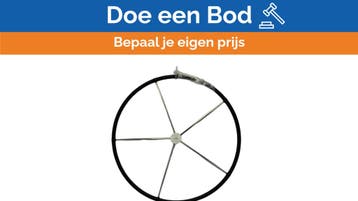 Bieden: Lewmar 5-Spoke Commodore Steering Wheel Black Stain, Ophalen of Verzenden, Nieuw, Overige typen, Zeilboot of Motorboot