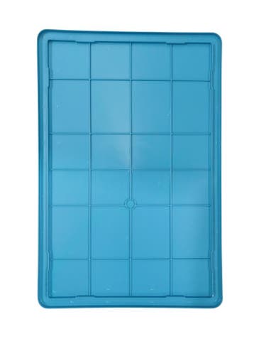 Oplegdeksel 600x400 mm - turquoise, nieuw, 40 tot 60 cm, Overige typen, 50 tot 75 cm, Nieuw