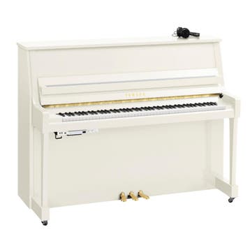 Yamaha B20 SC3 PWH messing silent piano, Nieuw, Zwart, Piano