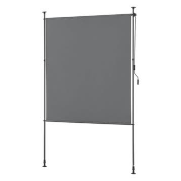 [pro.tec] Rolgordijn voor buiten Cimarra 200x270 cm donkergr, Verzenden, Nieuw