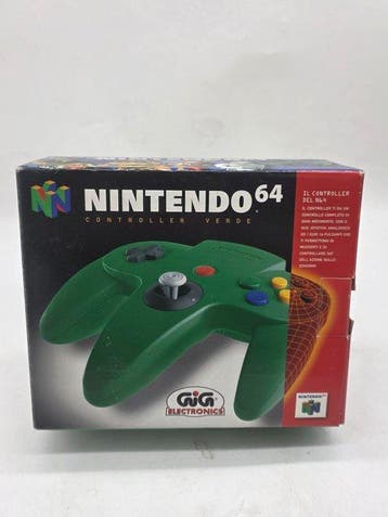 Nintendo - Nintendo 64 - RARE OLD STOCK - N64 Official Green, Nieuw