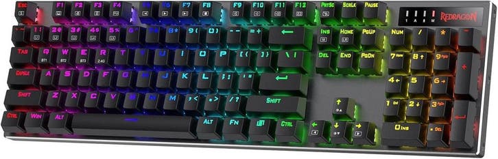 Gaming Keyboard Tri-Mode | 53% Korting | Nieuwstaat, Computers en Software, Toetsenborden, Gaming toetsenbord, Draadloos, Qwerty