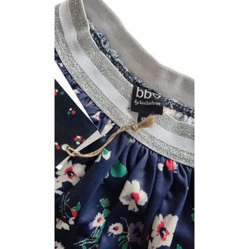 Rok -- Bloem - 98 / Navy, Verzenden, Nieuw