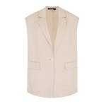 Marc Aurel • lang gilet in beige • 36, Verzenden, Nieuw, Maat 36 (S), Marc Aurel