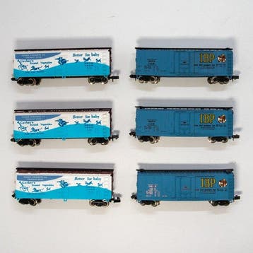 Bachmann N - 5008, 5181 - Model treinwagon (6) - 6 Reefer, Hobby en Vrije tijd, Nieuw