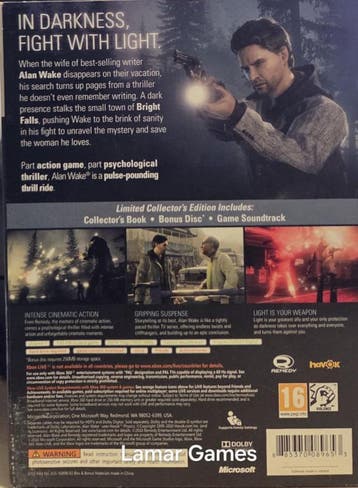 Alan Wake Limited Collectors Edition (xbox360 used game), Spelcomputers en Games, Ophalen of Verzenden, Zo goed als nieuw
