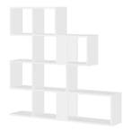 4-Laags Trapvormige Boekenkast – Open Roomdivider 115 cm, Verzenden, Nieuw