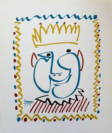Pablo Picasso (1881-1973) - Le roi heureux / Carnaval