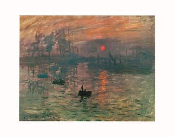 Kunstdruk Claude Monet - Impression, Sonnenaufgang 71x56cm, Verzenden, Nieuw