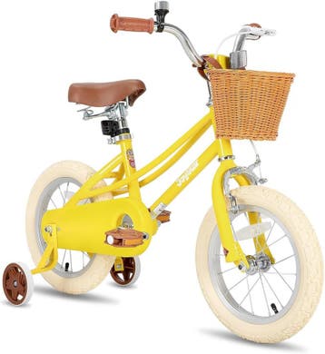 Kinderfiets Roze/Geel | 14 inch | 35% Korting | Nieuwstaat, Zijwieltjes, JOYSTAR, Ophalen of Verzenden, Minder dan 16 inch