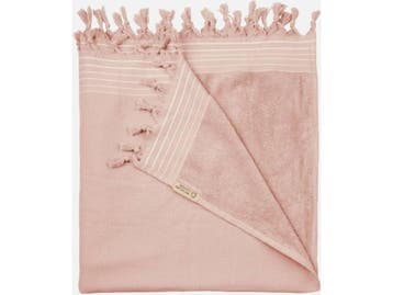 Veiling - 9x Walra Hamamdoek 90x180CM Poeder Roze