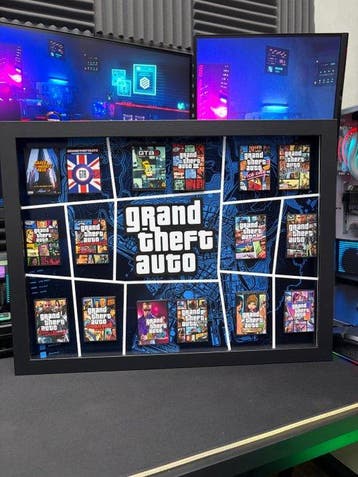 Sony - Grand Theft Auto - Shadow Box 3D – Grand Theft Auto, Nieuw