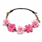 Bride to Be set met sjerp en buttons roze en wit 14-delig, Verzenden, Nieuw, Feestartikel, Geboorte of Huwelijk