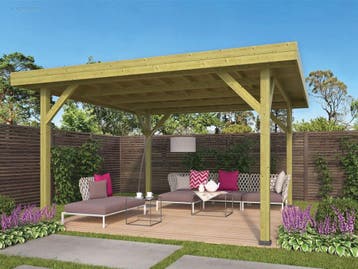 P068903 - Prieel Modern Groot vuren groen..., Tuin en Terras, Nieuw