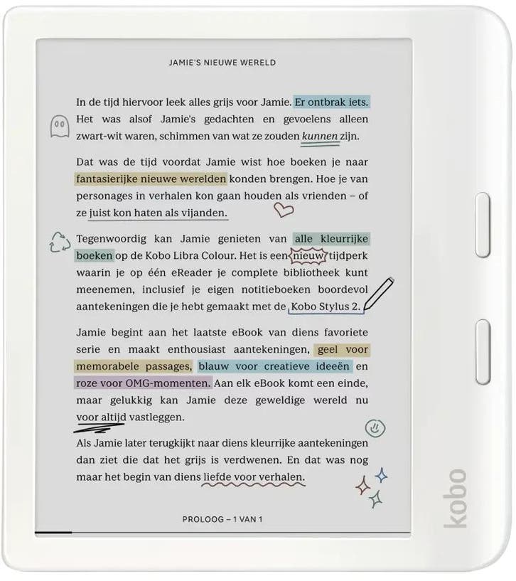Kobo Libra Colour - E-reader, Computers en Software, E-readers, Refurbished, Verzenden