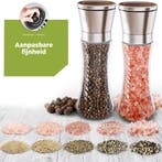 HI NATURE™ Luxe kwaliteit Peper en Zoutmolen set 2 stuks -, Huis en Inrichting, Ophalen of Verzenden, Nieuw