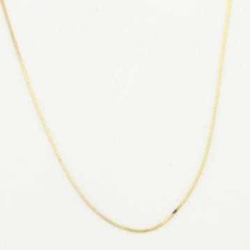 Halsketting - 14 karaat Geel goud, Sieraden, Tassen en Uiterlijk, Nieuw