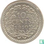 Nederland 10 cents 1910, Verzenden, 10 cent, Losse munt, Goud