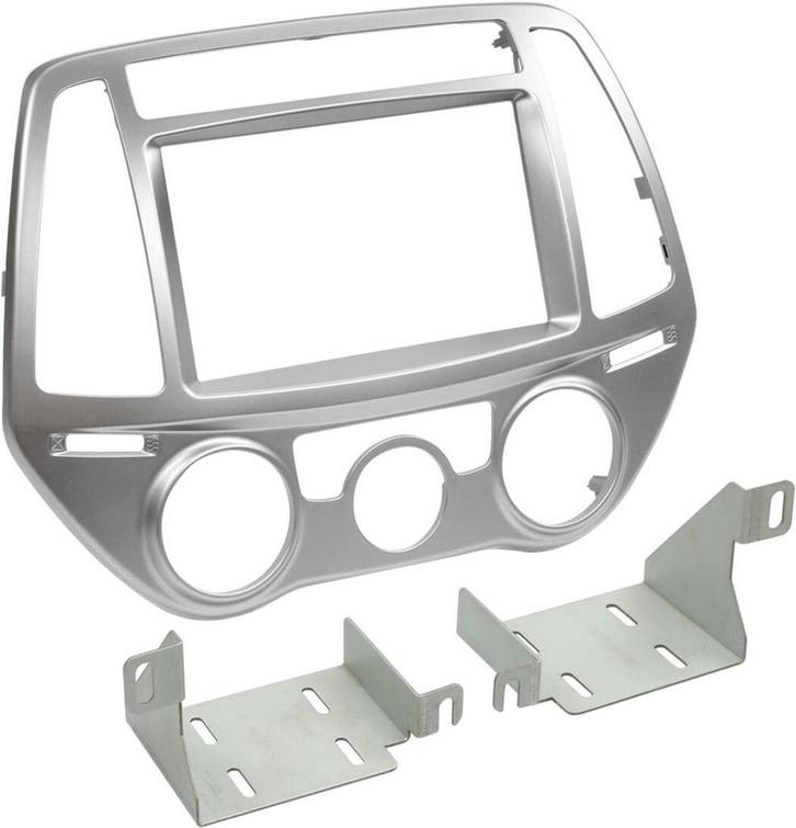 2-DIN Paneel Hyundai I20 2012-2014 Kl: Zilver, Auto diversen, Autoradio's, Verzenden
