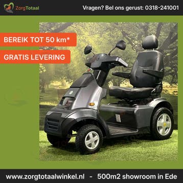 Scootmobiel - Afikim Breeze S4+ | Incl garantie & nieuwe a.., Ophalen of Verzenden, Gebruikt, Afikim
