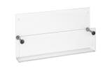 Plexi Wandfolderhouder A5 Landscape transparant, Verzenden, Nieuw in verpakking, Etalage