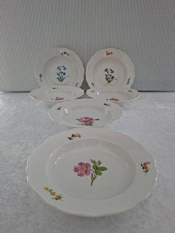 Meissen - Eetservies (6) - Porselein, Antiek en Kunst