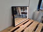 Spiegel 50 x 70 cm met verlichting, verwarming en zwart, Ophalen of Verzenden, Nieuw, Overige typen