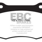 EBC 08+ Lexus IS-F 5.0 Yellowstuff Rear Brake Pads, Ophalen of Verzenden, Nieuw