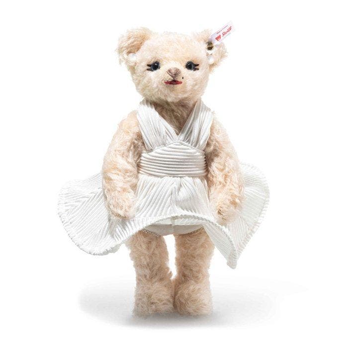Steiff: Marilyn Monroe Teddybeer, 29cm - Teddybeer Marilyn, Antiek en Kunst, Antiek | Speelgoed